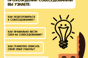 Афиша вебинара "Лайфхаки при прохождении собеседования"