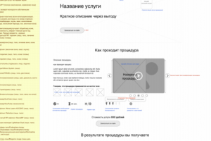 Прототип для сайта "Центра Красоты Бест"
