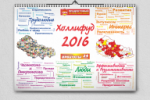 Настенный перекидной календарь