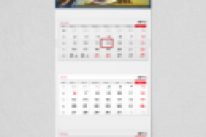 Разработка настенного календаря в стиле сайта