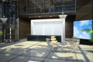 Атриум - кадр из анимационной презентации