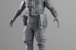 [RJN] Zombie Nazi 'High-poly'
