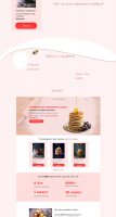 Landing page Pancakes delivery