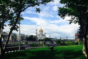 Вид на Храм Христа Спасителя