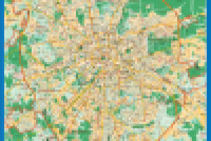 Карта Москвы в векторе высокой детализации