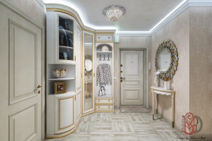 Прихожая в классическом стиле в Минске