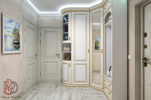 Прихожая в классическом стиле в Минске. Вид 3