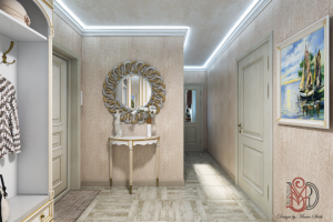 Прихожая в классическом стиле в Минске. Вид 5