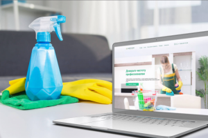 Сайт клининговой компании "Happy Clean"