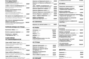 Меню верстка