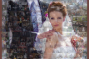 коллаж свадебный