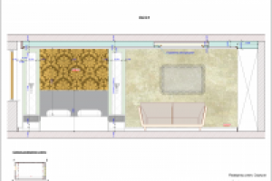 Чертежи дизайна интерьера квартиры
