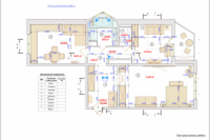 Чертежи дизайна интерьера квартиры