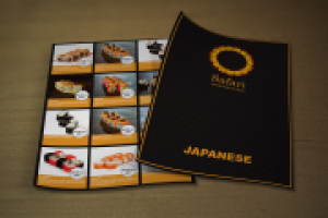 Разработка Японского меню для Ресторана "Сафари"