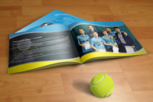 Буклет для теннисного клуба "Фортуна"