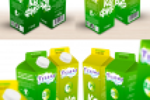 Дизайн упаковки кефира "Тулома"