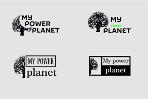 Логотип для студии изготавливающей изделия из дерева