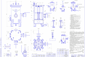 Комплект чертежей масляного фильтра