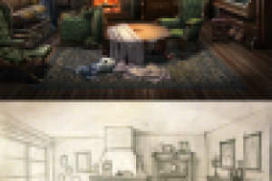 Отрисовка локации по скетчу