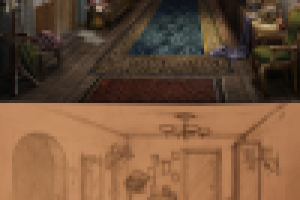 Отрисовка локации по скетчу