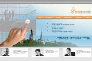 Первоначальная версия дизайна для IT компании (2007г.)