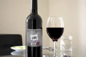 Лэйбл для линии университетской винодельни.