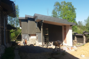 Гостевой дом (ход строительства))