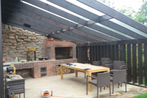 Навес с Барбекю под Санкт-Петербургом