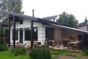 Навес с Барбекю под Санкт-Петербургом