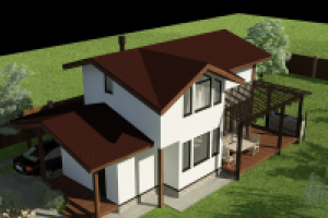 проект загородного дома №8