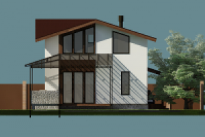 проект загородного дома №8