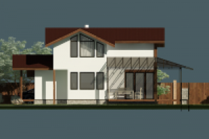 проект загородного дома №8