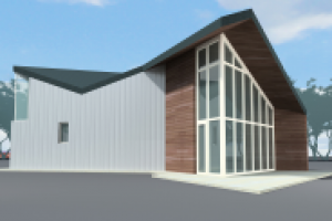 Павильон магазина саун