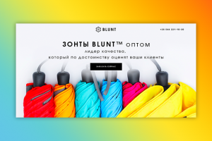 Зонты BLUNT (мультилендинг)