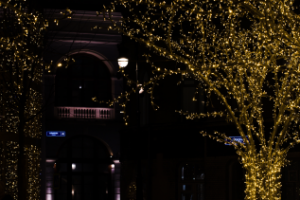 Огни вечернего города