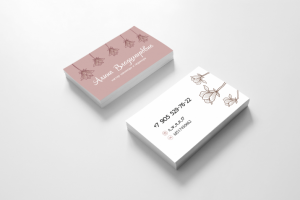 Визитки для мастера маникюра и педикюра