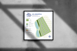 Проект-схема для СНТ «Приозерье»