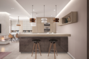 Кухня-гостиная ЖК Триумф парк2 04