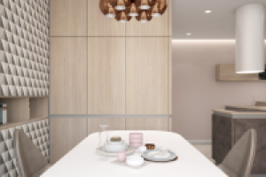 Кухня-гостиная ЖК Триумф парк2 05