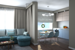 Двухкомнатная квартира