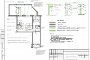 План возводимых перегородок