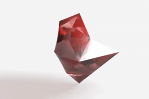 Multi-colored stones (Cinema 4D)