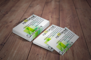 Визитки для фирмы по установке натяжных потолков