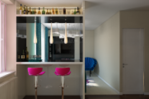 Квартира-студия в современном стиле. ул.1905 г., г. Москва.