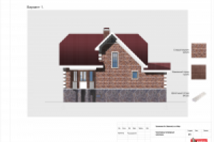 Отделка фасада загородного дома. Орловская обл.