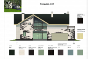 Отделка фасада загородного дома