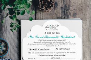 Дизайн подарочного сертификата