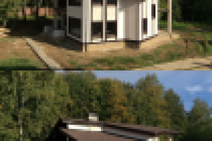 добавление травы перил и других деталей