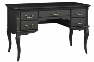 Рабочий стол 5 ящиков черная эмаль протирка