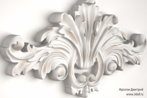 Моделирование резных или штампованных элементов резьбы